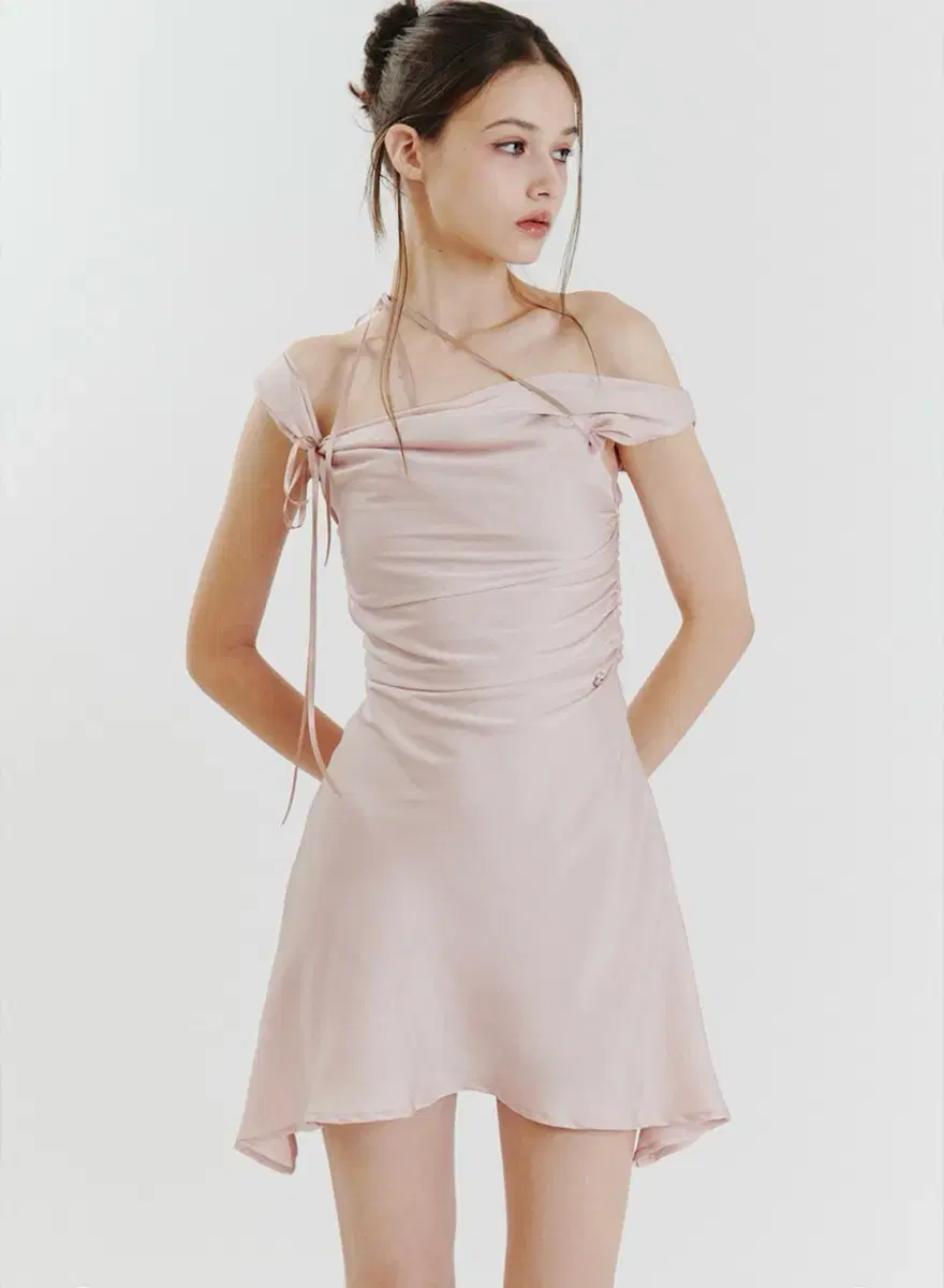 Pain or Pleasure DEW COWL DRESS pink on Bunjang Global Site.